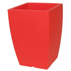 Vaso quadrado colorido - Vermelho